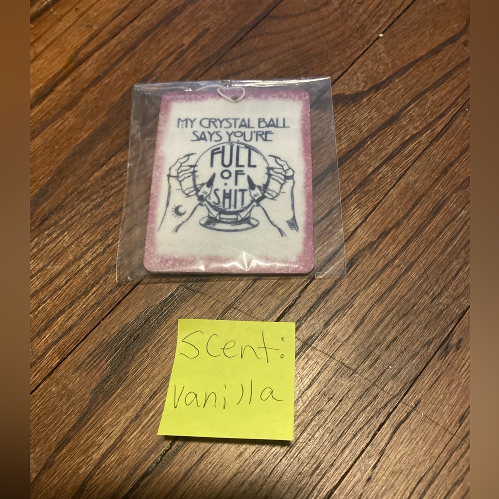 Crystal ball air freshener